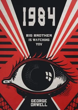 Обложка «1984» — Джордж Оруэлл, уровень B2