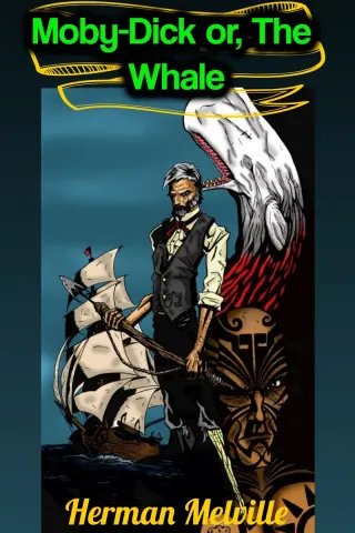 Обложка «Moby Dick; Or, The Whale» — Herman Melville, классика, уровень C2
